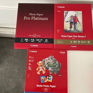 Canon printer paper assortment